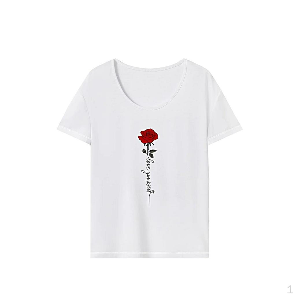 Футболка для женщин, базовая футболка с круглым вырезом
Футболка для женщин, базовая футболка с круглым вырезом