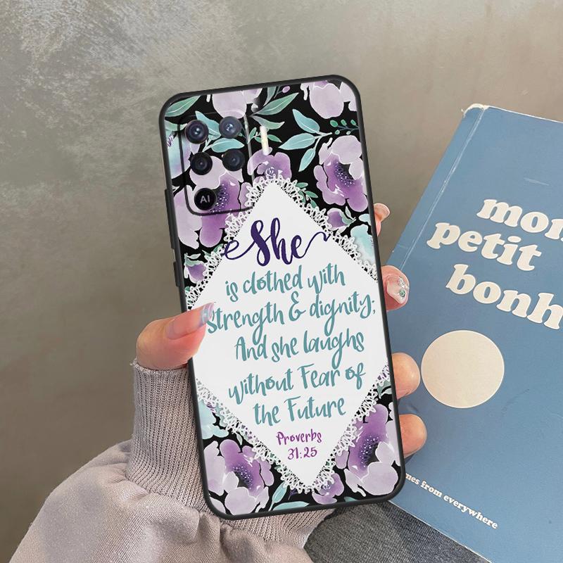 Bible Verses Design Case For Oppo A98 A78 A79 A18 A38 A58 A40 A60 A80 A16 A76 A96 A15 A74 A94 A54 A17 A77 Cover OPPO A17
Bible Verses Design Case For Oppo A98 A78 A79 A18 A38 A58 A40 A60 A80 A16 A76 A96 A15 A74 A94 A54 A17 A77 Cover OPPO A17