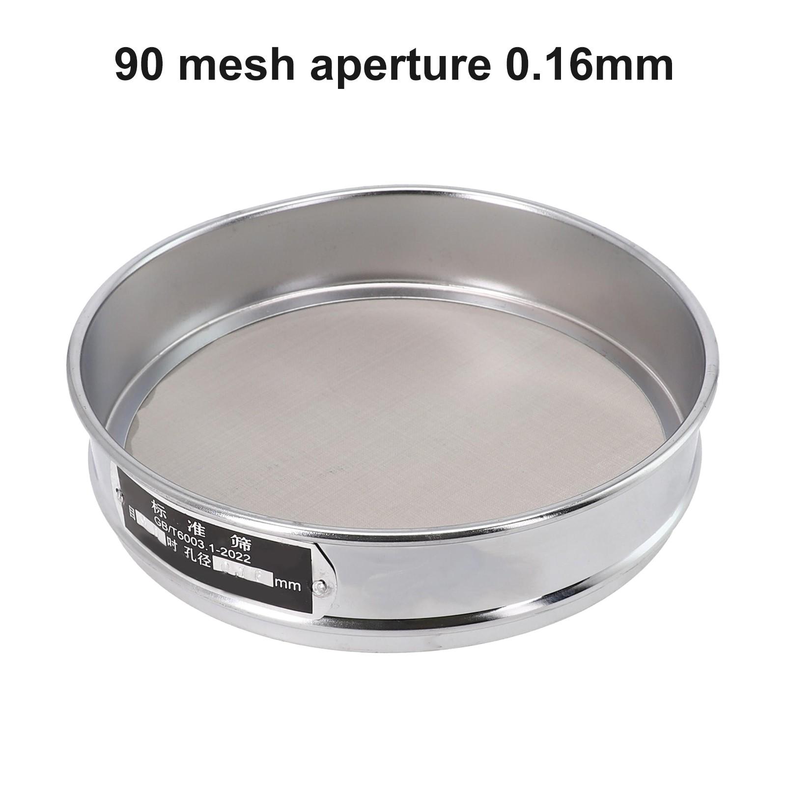 Стандартне сито для перевірки зразків з нержавіючої сталі 1 шт. 20 см 90 Mesh
Стандартне сито для перевірки зразків з нержавіючої сталі 1 шт. 20 см 90 Mesh