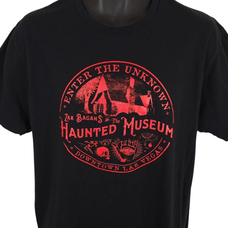 Zak Bagans Haunted Museum T Shirt Mens Size Large Black Las Vegas Made In USA L
Zak Bagans Haunted Museum T Shirt Mens Size Large Black Las Vegas Made In USA L