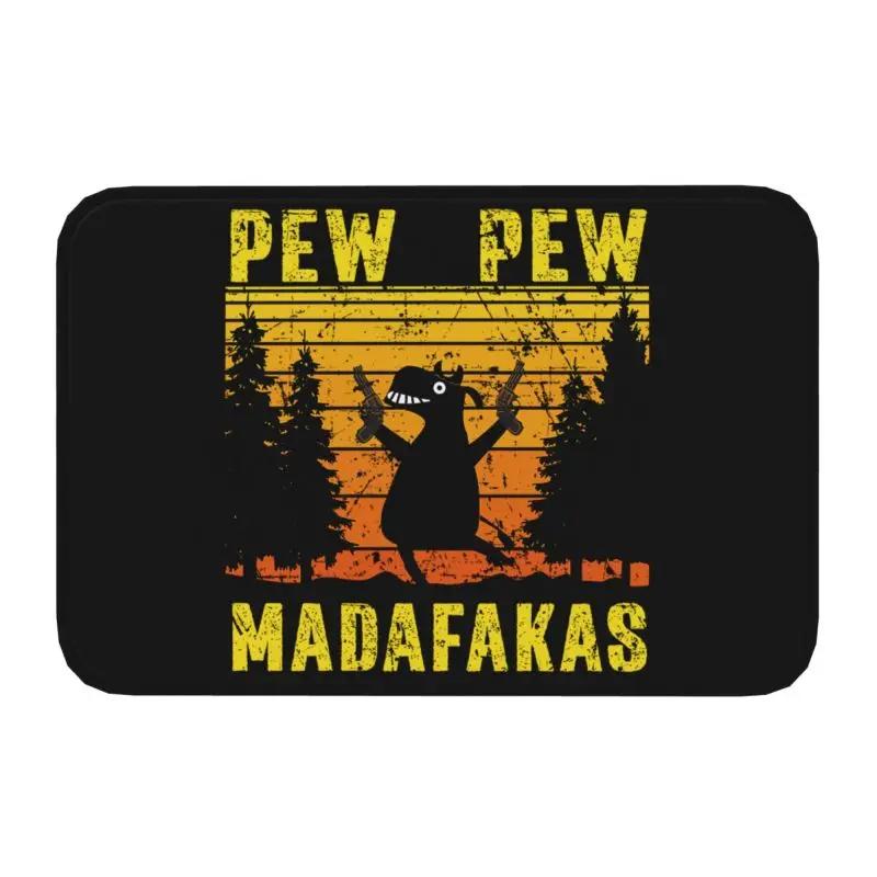 Vintage Style Pew Pew Madafakas Panda Door Mat Anti-slip Entrance Rug with Funny Animal Design Unique Home Decoration 40x60cm
Vintage Style Pew Pew Madafakas Panda Door Mat Anti-slip Entrance Rug with Funny Animal Design Unique Home Decoration 40x60cm