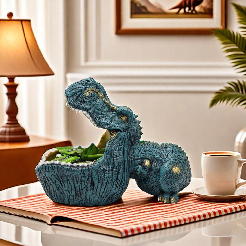 Creative personalized dinosaur storage ornament candy plate shoe cabinet key storage box home decoration зелений
Creative personalized dinosaur storage ornament candy plate shoe cabinet key storage box home decoration зелений