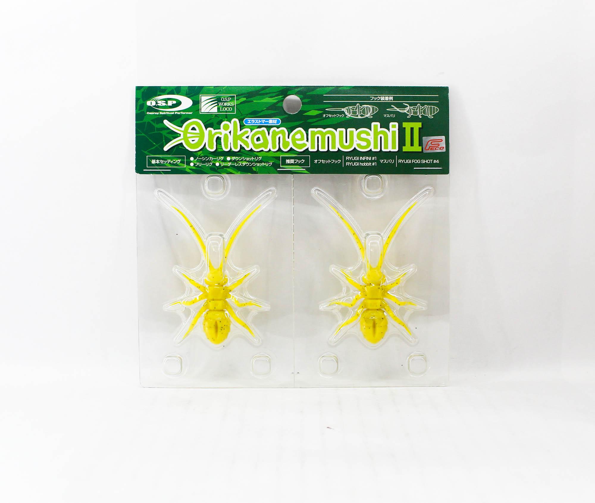 OSP Soft Lure Orikanemushi II 35mm 2 grams Floating Lure OM-011 (1265)
OSP Soft Lure Orikanemushi II 35mm 2 grams Floating Lure OM-011 (1265)