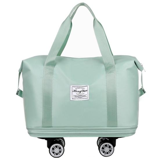 Expandable Duffle Bag Rolling Weekender Tote with Wet Pocket Overnight Duffel with Removable Casters for Travel Fitness Business Trips зелёный
Expandable Duffle Bag Rolling Weekender Tote with Wet Pocket Overnight Duffel with Removable Casters for Travel Fitness Business Trips зелёный