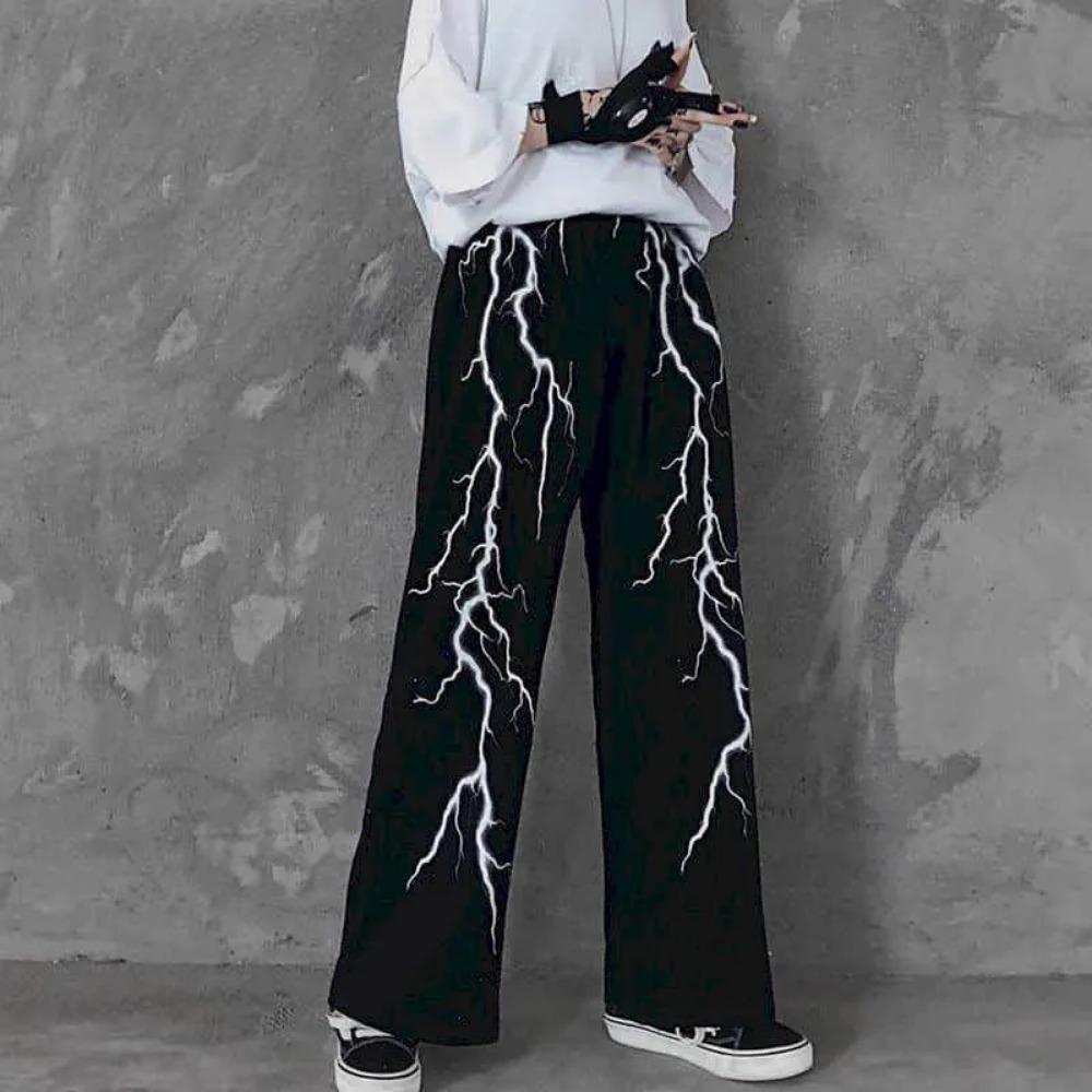 Men s Casual Pants with Dark Lightning Print, Loose and Long, Retro High Street Straight Wide Leg Sport XXXL
Men s Casual Pants with Dark Lightning Print, Loose and Long, Retro High Street Straight Wide Leg Sport XXXL