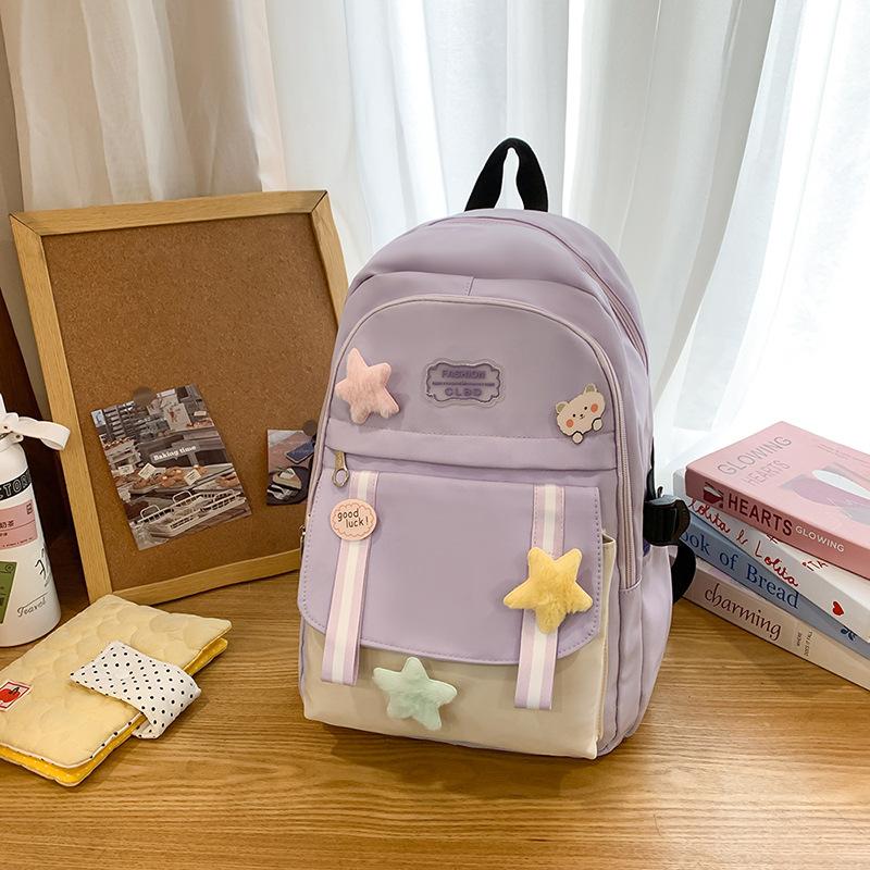 Высококачественный, свежий и милый рюкзак конфетных цветов, легкий и вместительный рюкзак для учеников средней школы
Высококачественный, свежий и милый рюкзак конфетных цветов, легкий и вместительный рюкзак для учеников средней школы