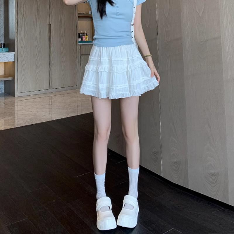 A-Line Puffy Midi Skirt - 2025 Summer Ballet Style, High Waist, Slimming Black Cake Mini Skirt for Women Extra Small
A-Line Puffy Midi Skirt - 2025 Summer Ballet Style, High Waist, Slimming Black Cake Mini Skirt for Women Extra Small