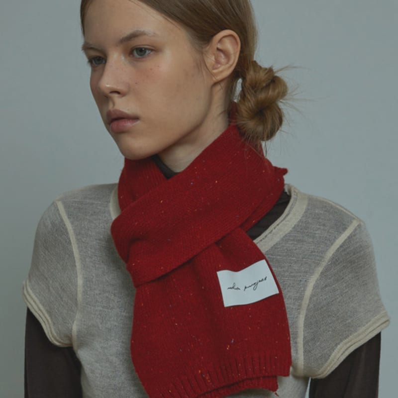 White Project MELANGE VIRGIN WOOL KNIT MUFFLER_RED RED
White Project MELANGE VIRGIN WOOL KNIT MUFFLER_RED RED