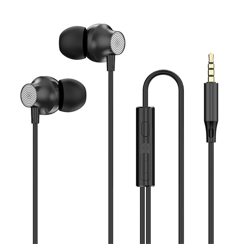 Copper Driver Hifi Sports Headphones 3.5mm In-ear Earphone Ergonomic Bass Music Earbuds For Phones чорний
Copper Driver Hifi Sports Headphones 3.5mm In-ear Earphone Ergonomic Bass Music Earbuds For Phones чорний