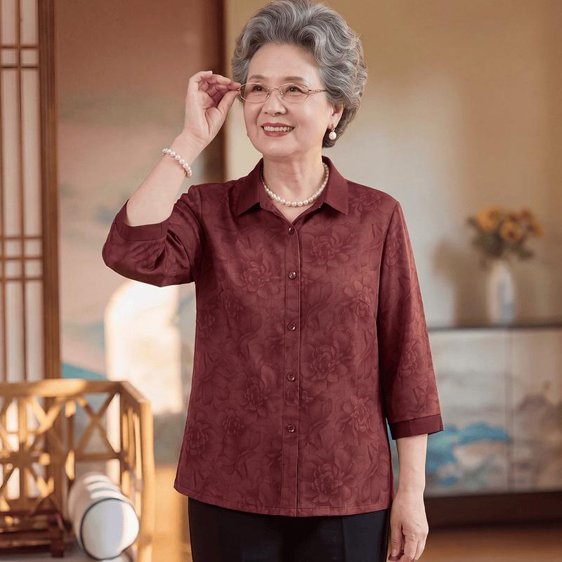 Elegant Peony Print Half-Sleeve Shirt XL
Elegant Peony Print Half-Sleeve Shirt XL