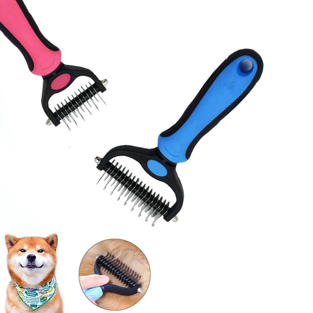 Non-slip Double-sided design Safety Open knot comb Pet Grooming Tools Hair rake Dehairing brush
Non-slip Double-sided design Safety Open knot comb Pet Grooming Tools Hair rake Dehairing brush