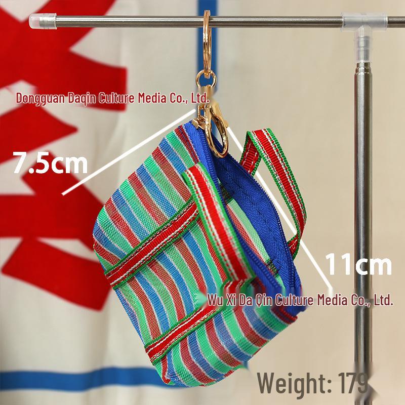 Taiwanese Handwoven Coin Purse Keychain & Vegetable Basket Set
Taiwanese Handwoven Coin Purse Keychain & Vegetable Basket Set