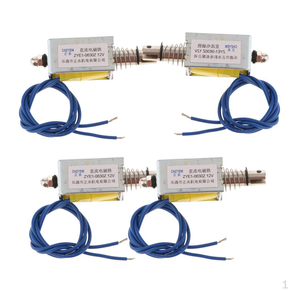 4x двухтактный соленоидный электромагнит, 12 В постоянного тока
4x двухтактный соленоидный электромагнит, 12 В постоянного тока