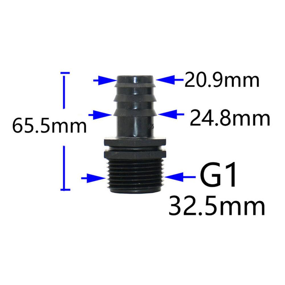 1 Male Threaded To 25mm 32mm Hose Barb Connector Garden Hose Water Pipe Tap Connector Adapter 2Pcs
1 Male Threaded To 25mm 32mm Hose Barb Connector Garden Hose Water Pipe Tap Connector Adapter 2Pcs