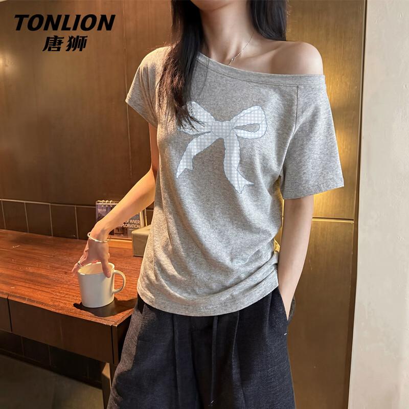 TonLion Women s Asymmetric Off-Shoulder Short Sleeve T-Shirt XL
TonLion Women s Asymmetric Off-Shoulder Short Sleeve T-Shirt XL