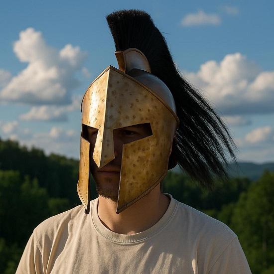 King Leonidas Spartan Helmet: 300 Movie Replica, Battle-Ready Steel Armor
King Leonidas Spartan Helmet: 300 Movie Replica, Battle-Ready Steel Armor