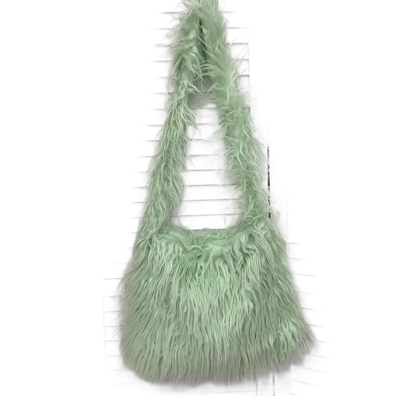Winter Faux Fur Women s Crossbody Bag Lg Plush Hot Girls Large Shoulder Bags Simple Soft Furry Casual Tote Fluffy Handbags світло-зелений колір
Winter Faux Fur Women s Crossbody Bag Lg Plush Hot Girls Large Shoulder Bags Simple Soft Furry Casual Tote Fluffy Handbags світло-зелений колір