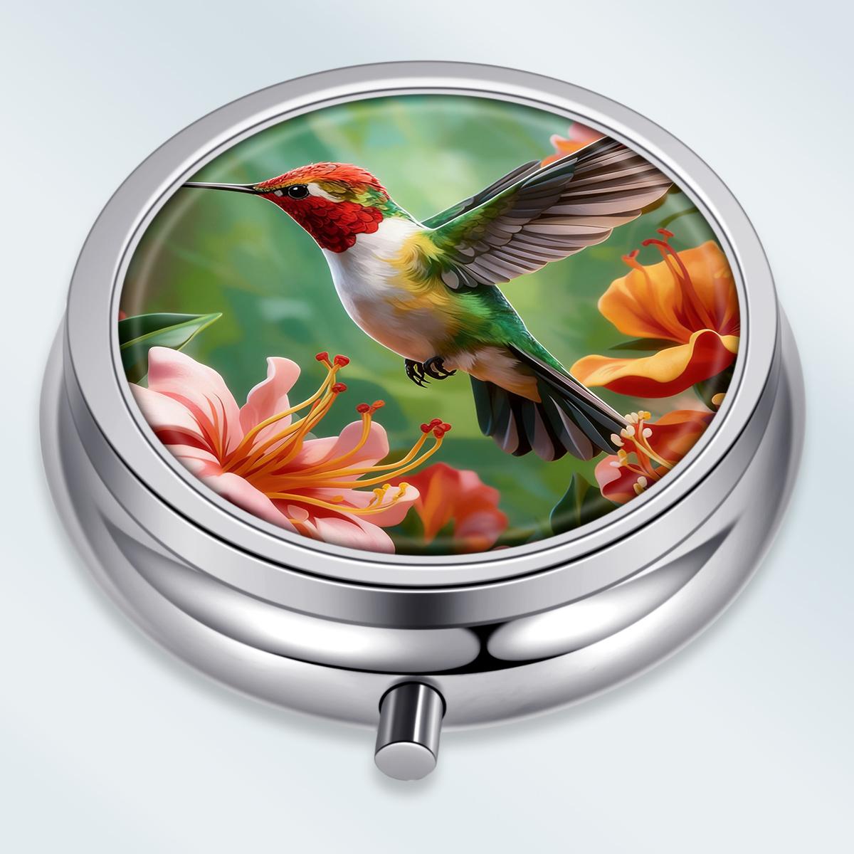 Portable Pill Box with 3 Compartments, Mini Metal Medicine Organizer Case, Cute Printed Pill Container for Vitamins, Pills, Jewelry, Travel, Daily Use разноцветный
Portable Pill Box with 3 Compartments, Mini Metal Medicine Organizer Case, Cute Printed Pill Container for Vitamins, Pills, Jewelry, Travel, Daily Use разноцветный