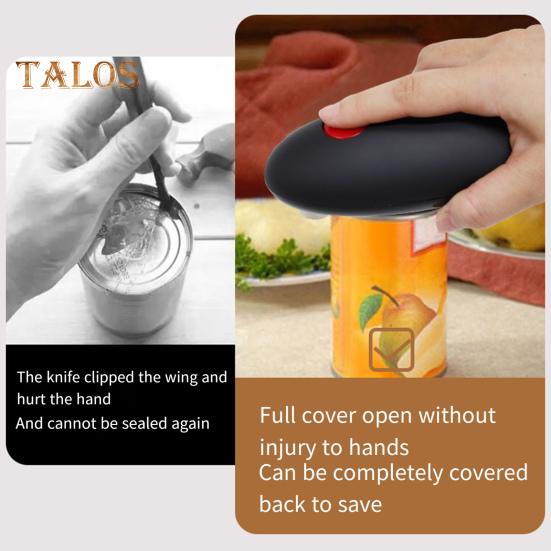 Электрический консервный нож, автоматический консервный нож с гладкими краями, открывалка для бутылок, кухонный гаджет для пожилых людей с артритом
Электрический консервный нож, автоматический консервный нож с гладкими краями, открывалка для бутылок, кухонный гаджет для пожилых людей с артритом