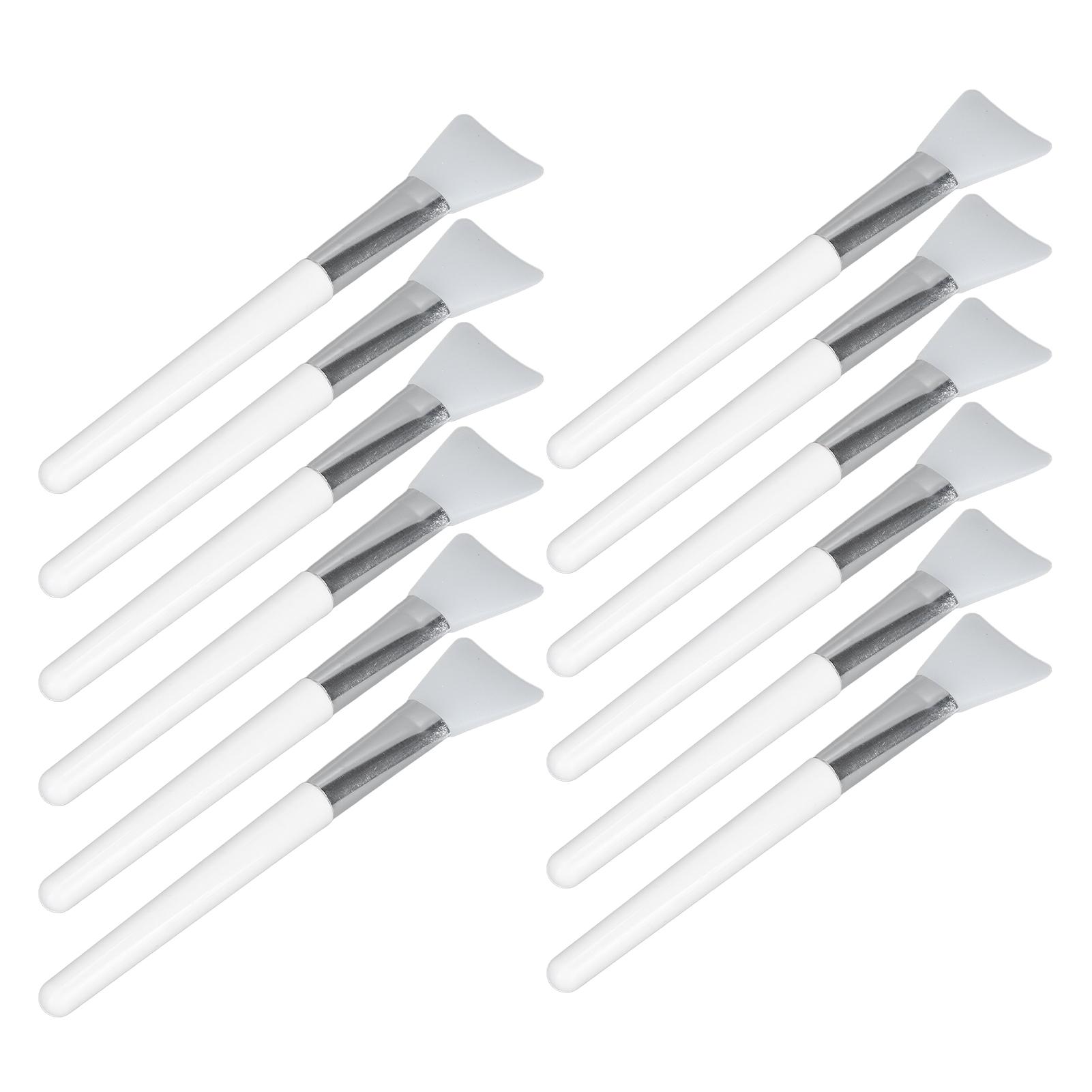 12pcs Facial Mask Brush Soft Silicone Comfortable Handle Mud Mask Cream Applicator Spatula White
12pcs Facial Mask Brush Soft Silicone Comfortable Handle Mud Mask Cream Applicator Spatula White