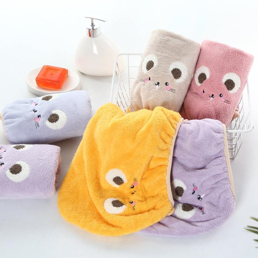 Милое мультяшное полотенце для сушки волос, быстрая сушка волос, шапочка для сушки волос из микрофибры, женская накидка для сушки волос фиолетовый
Милое мультяшное полотенце для сушки волос, быстрая сушка волос, шапочка для сушки волос из микрофибры, женская накидка для сушки волос фиолетовый