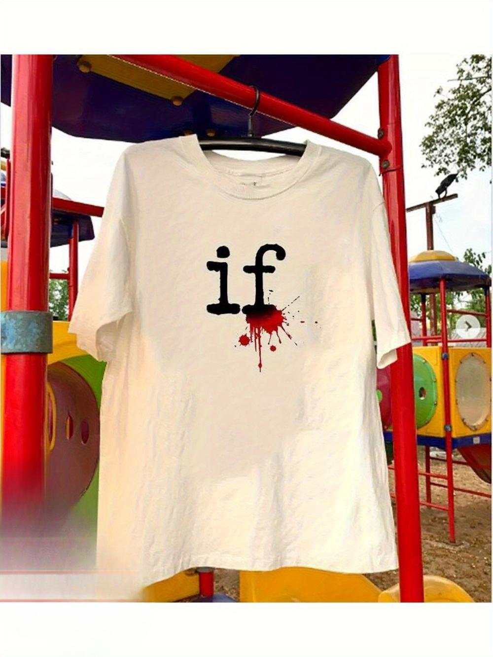 Mens Mindless Self Indulgence Album Design Tshirt with If text and red splatter pattern oversized t shirt mens t shirts S
Mens Mindless Self Indulgence Album Design Tshirt with If text and red splatter pattern oversized t shirt mens t shirts S