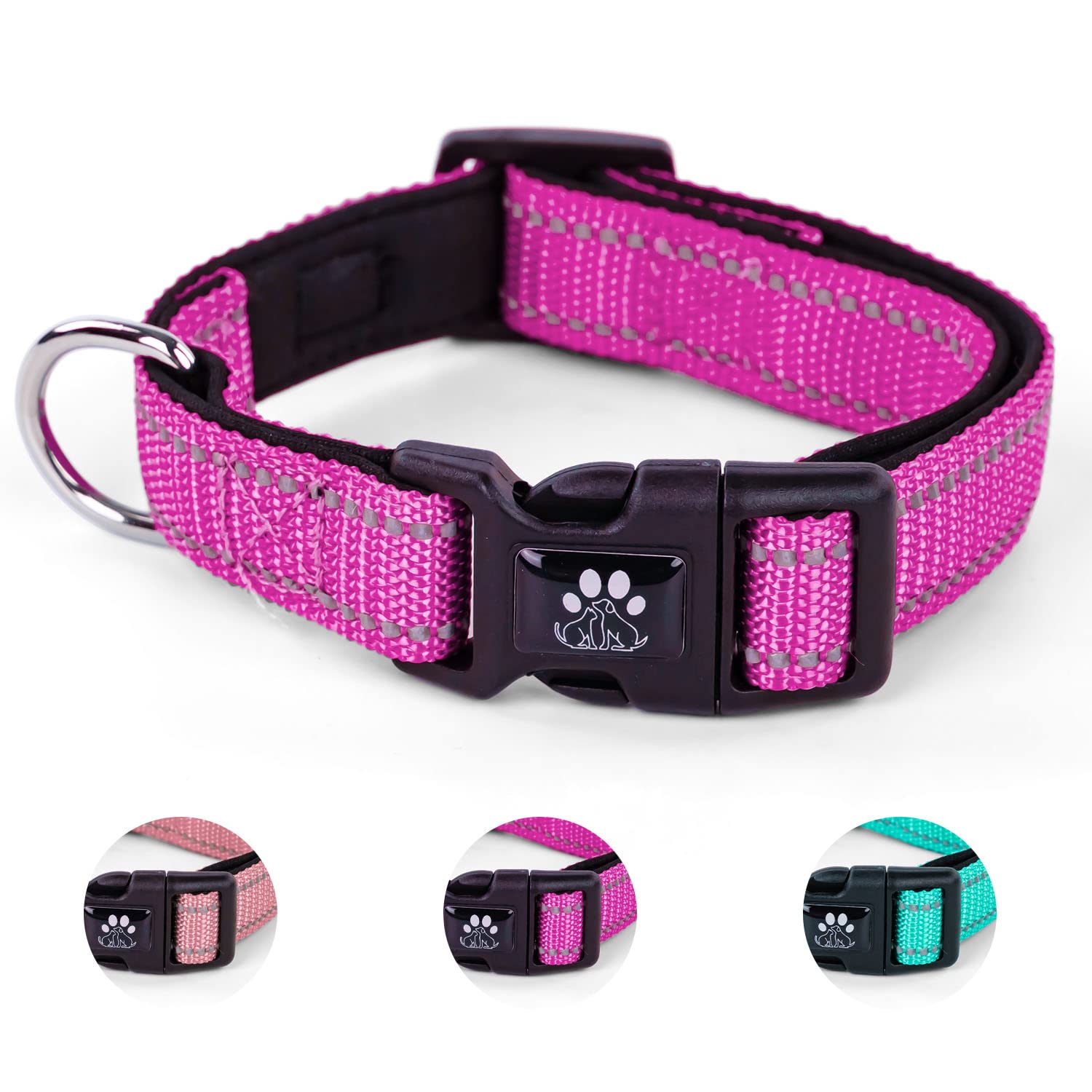 NESTROAD Adjustable Dog Reflective for Nighttime Suitable for and Large All Breathable Training Easy to Put Durable Collar, Use, Small, Medium, Dogs,
NESTROAD Adjustable Dog Reflective for Nighttime Suitable for and Large All Breathable Training Easy to Put Durable Collar, Use, Small, Medium, Dogs,
