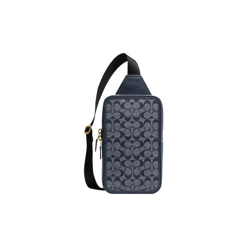 COACH Sullivan 16 classic presbyopic zipper closure, cow leather with fabric, shoulder crossbody bag, small size, men s style, denim color коричневий
COACH Sullivan 16 classic presbyopic zipper closure, cow leather with fabric, shoulder crossbody bag, small size, men s style, denim color коричневий
