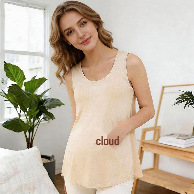 Maternity Sleeveless Solid Color Camisole – Conceals Belly, Available in Four Colors, Summer Style Vest M (85-105 jin)
Maternity Sleeveless Solid Color Camisole – Conceals Belly, Available in Four Colors, Summer Style Vest M (85-105 jin)