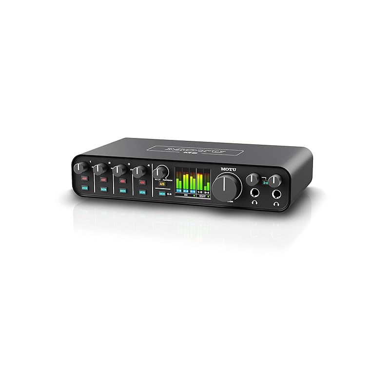 MOTU M6 6in 4out usb audio interface USB-DAC gaming Compatible with iPhone/iPad Song slot distribution guitar connection DAW software and effects
MOTU M6 6in 4out usb audio interface USB-DAC gaming Compatible with iPhone/iPad Song slot distribution guitar connection DAW software and effects