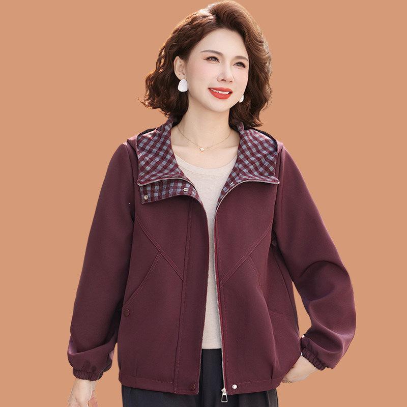 Elegant Plus Size Spring & Autumn Windbreaker for Women 50+ XL (90-105 Jin) малиновый
Elegant Plus Size Spring & Autumn Windbreaker for Women 50+ XL (90-105 Jin) малиновый