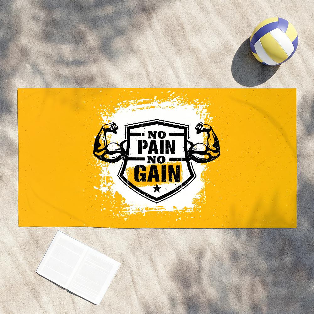 No Pain No Gain Towel Shower Sauna Travel Spa Quick Dry Gym Accessories Soft Large Beach Towels W40*H60(CM)
No Pain No Gain Towel Shower Sauna Travel Spa Quick Dry Gym Accessories Soft Large Beach Towels W40*H60(CM)