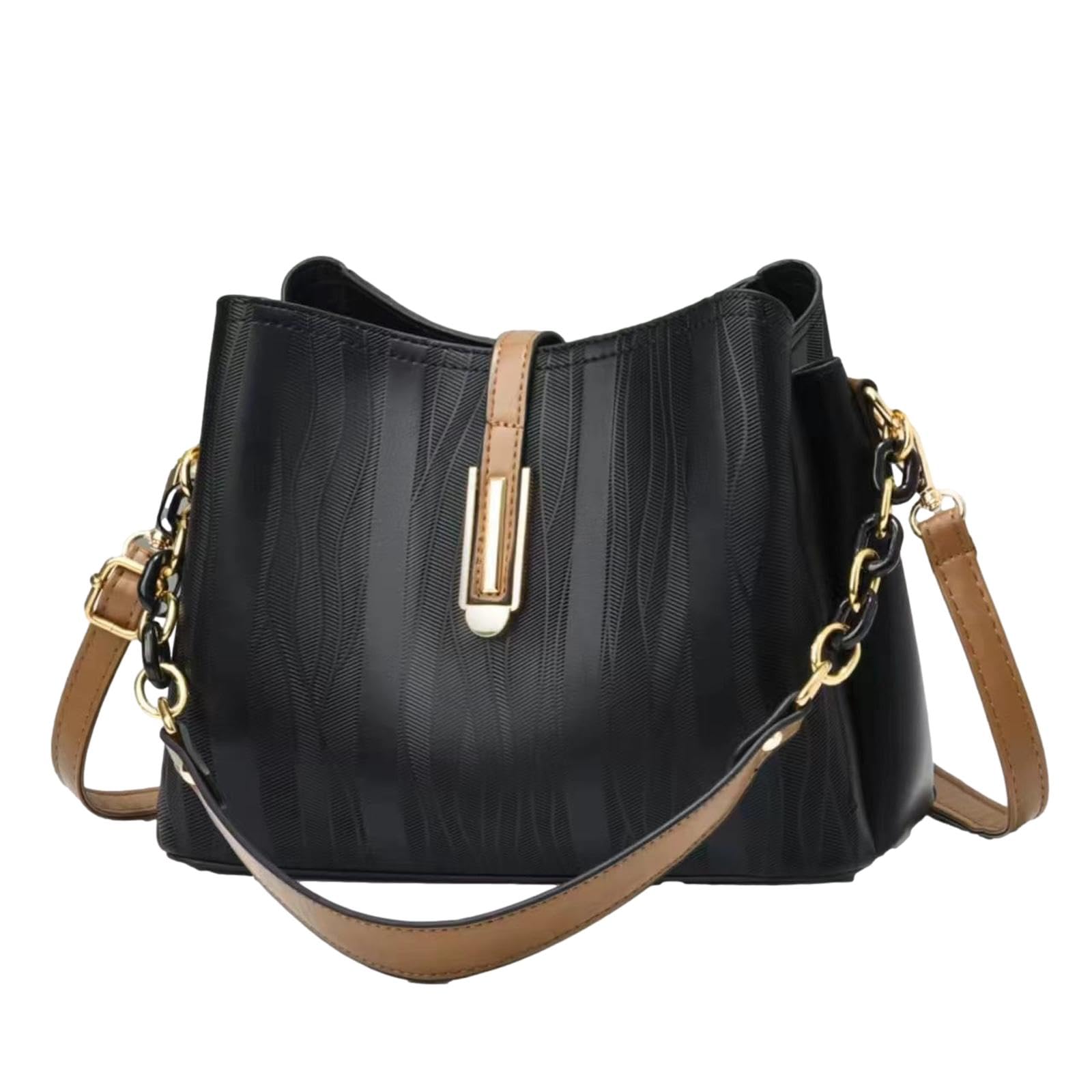 ReiLuana Women s Shoulder Bag, Handbag, Crossbody Bag, 2-Way, PU Leather (Black)
ReiLuana Women s Shoulder Bag, Handbag, Crossbody Bag, 2-Way, PU Leather (Black)
