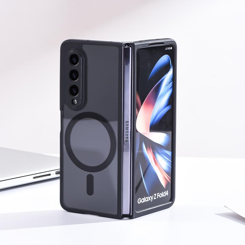 Для Samsung Galaxy Z Fold6 Fold5 Fold4 Ударопрочный чехол MagSafe с магнитным покрытием, складной прозрачный TPU Hybird PC магнитный жесткий чехол Samsung Z Fold5 чёрный
Для Samsung Galaxy Z Fold6 Fold5 Fold4 Ударопрочный чехол MagSafe с магнитным покрытием, складной прозрачный TPU Hybird PC магнитный жесткий чехол Samsung Z Fold5 чёрный