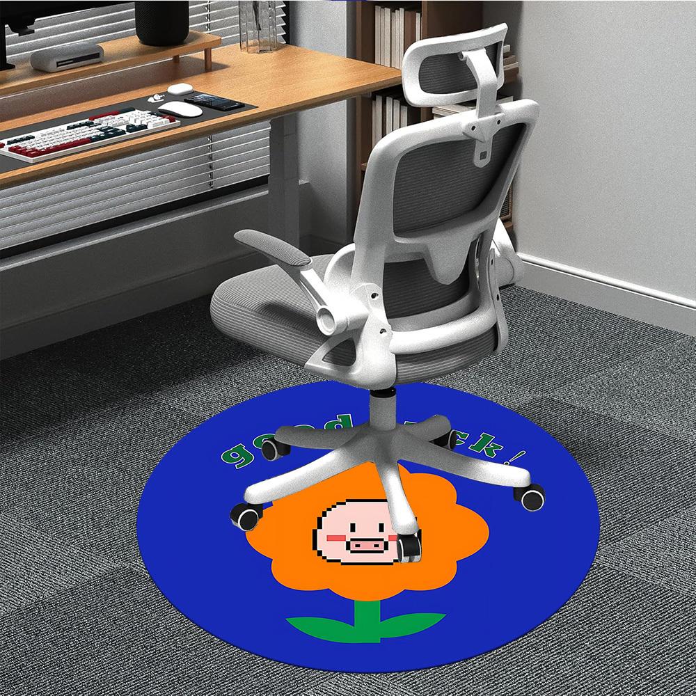 1pc Flower Pig Office Round Area Rug, Indoor Mat Suitable For Office, Under Office Chairs Bedroom Living Room Home Decor, Room Deco 062 80cm by 80cm
1pc Flower Pig Office Round Area Rug, Indoor Mat Suitable For Office, Under Office Chairs Bedroom Living Room Home Decor, Room Deco 062 80cm by 80cm