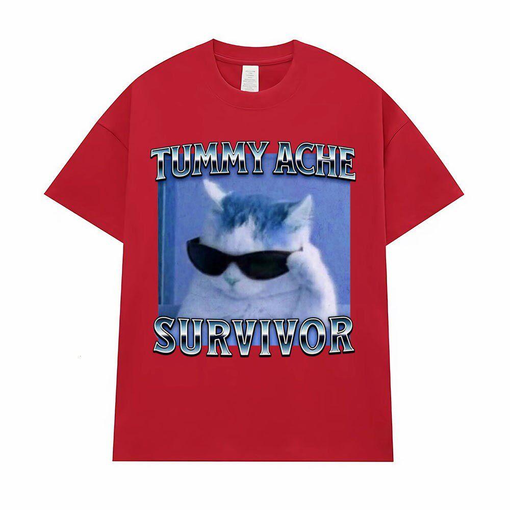 Tummy Ache Survivor Funny Cat Meme Women T-shirt Gift Ahh Cats Tee Shirt Trendy Summer Clothes Ironic T-shirt Silly Stupid Tee 4XL
Tummy Ache Survivor Funny Cat Meme Women T-shirt Gift Ahh Cats Tee Shirt Trendy Summer Clothes Ironic T-shirt Silly Stupid Tee 4XL