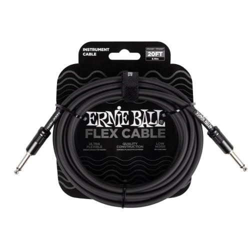 Genuine Ernie Ball 6435 20ft Flex Instrument Cable, 6.09m, SS Type, Black
Genuine Ernie Ball 6435 20ft Flex Instrument Cable, 6.09m, SS Type, Black