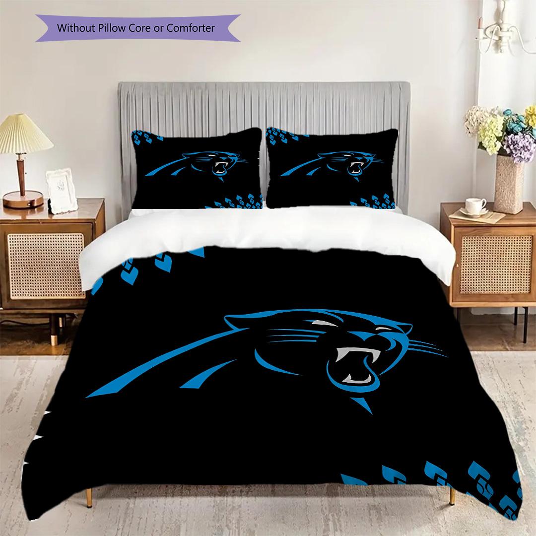 Carolina Panthers Pattern Bedding Quilt Set Quilt Cover Pillowcase Home Decoration Birthday Gift (1 * duvet cover + 2 * pillowcase, without core) 240x220cm
Carolina Panthers Pattern Bedding Quilt Set Quilt Cover Pillowcase Home Decoration Birthday Gift (1 * duvet cover + 2 * pillowcase, without core) 240x220cm