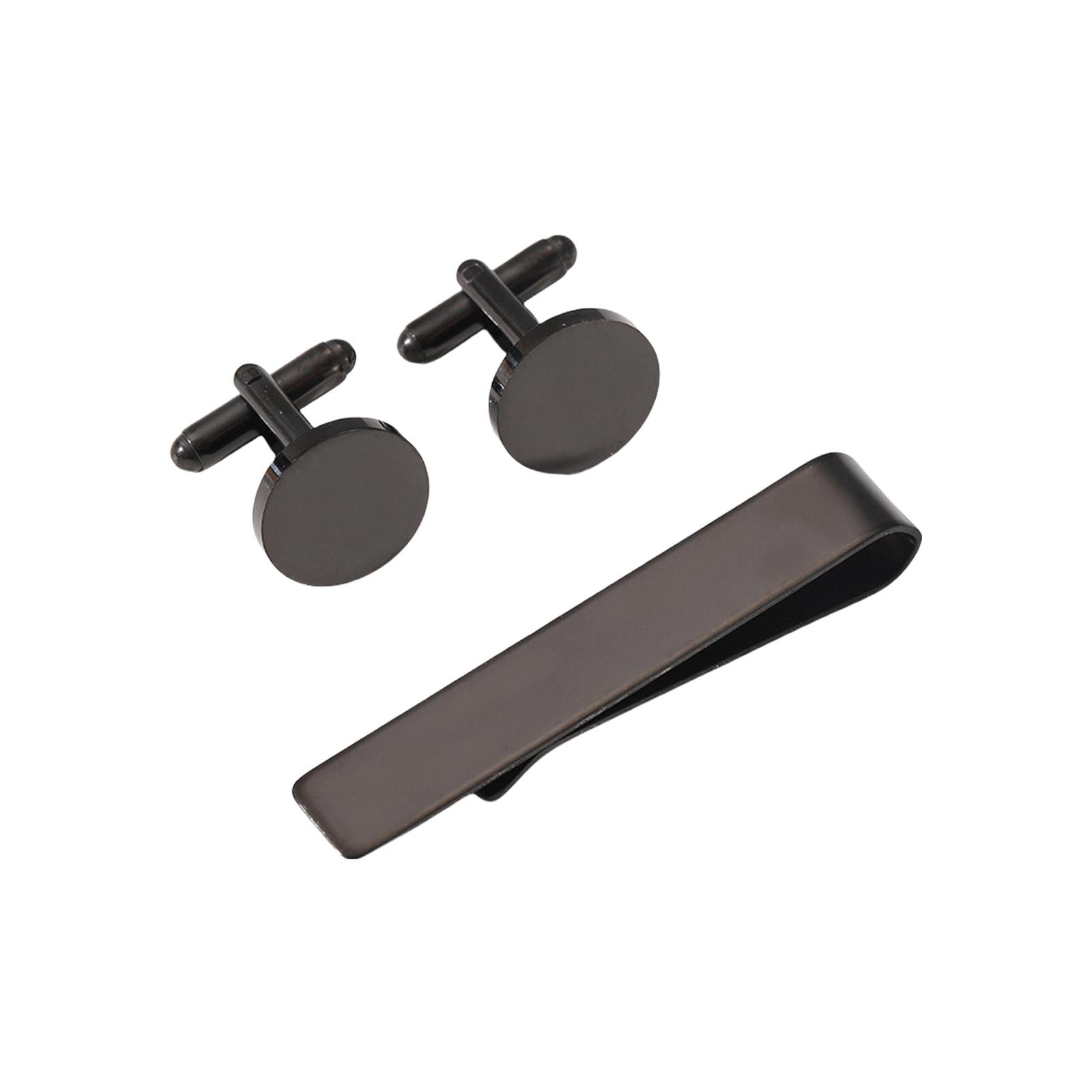 Практичные и прочные запонки и зажим для галстука из нержавеющей стали для официальных мероприятий и офисного ношения в современном стиле чёрный
Практичные и прочные запонки и зажим для галстука из нержавеющей стали для официальных мероприятий и офисного ношения в современном стиле чёрный