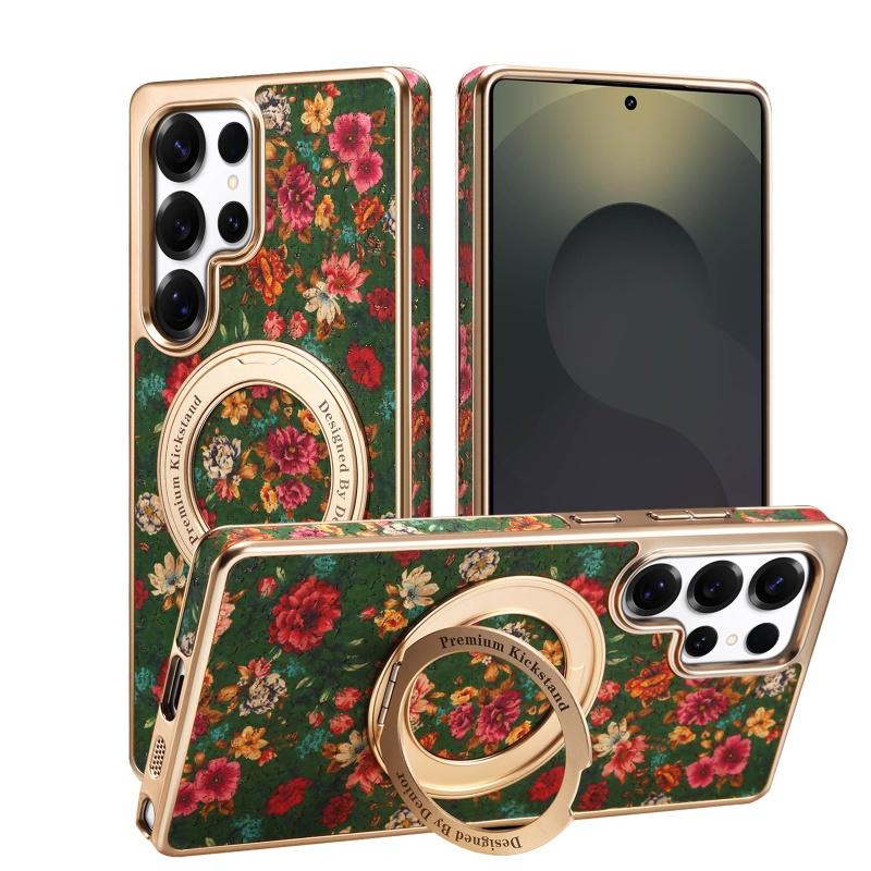 Luxury Flower Pattern Ring Stand Case For Samsung Galaxy S26 S25 S24 S23 Plus Ultra Shockproof Plating Wireless Charging Cover Pc + tpu&Galaxy S26
Luxury Flower Pattern Ring Stand Case For Samsung Galaxy S26 S25 S24 S23 Plus Ultra Shockproof Plating Wireless Charging Cover Pc + tpu&Galaxy S26