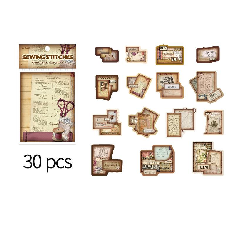 30 pcs/pack Vintage INS Sticker Retro Decorative collage Diary Album Stick Labels Scrapbooking material
30 pcs/pack Vintage INS Sticker Retro Decorative collage Diary Album Stick Labels Scrapbooking material