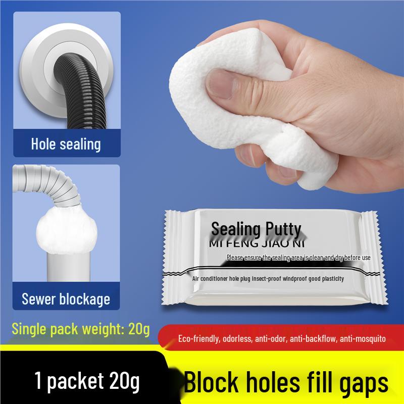 Odor-Resistant Waterproof Putty for Sealing, Leak-Proofing, and Mildew-Resistant Drain and Water Pipes.
Odor-Resistant Waterproof Putty for Sealing, Leak-Proofing, and Mildew-Resistant Drain and Water Pipes.