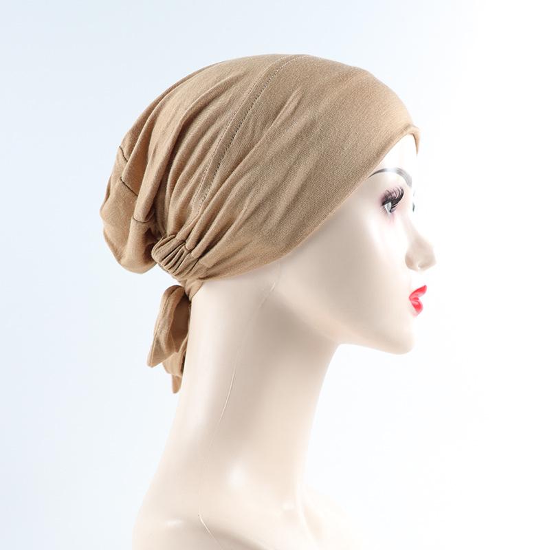 Elastic Mercerized Cotton Adjustable Tie-Back Ethnic Hijab Undercap - Solid Color Rayon Thin Cap
Elastic Mercerized Cotton Adjustable Tie-Back Ethnic Hijab Undercap - Solid Color Rayon Thin Cap