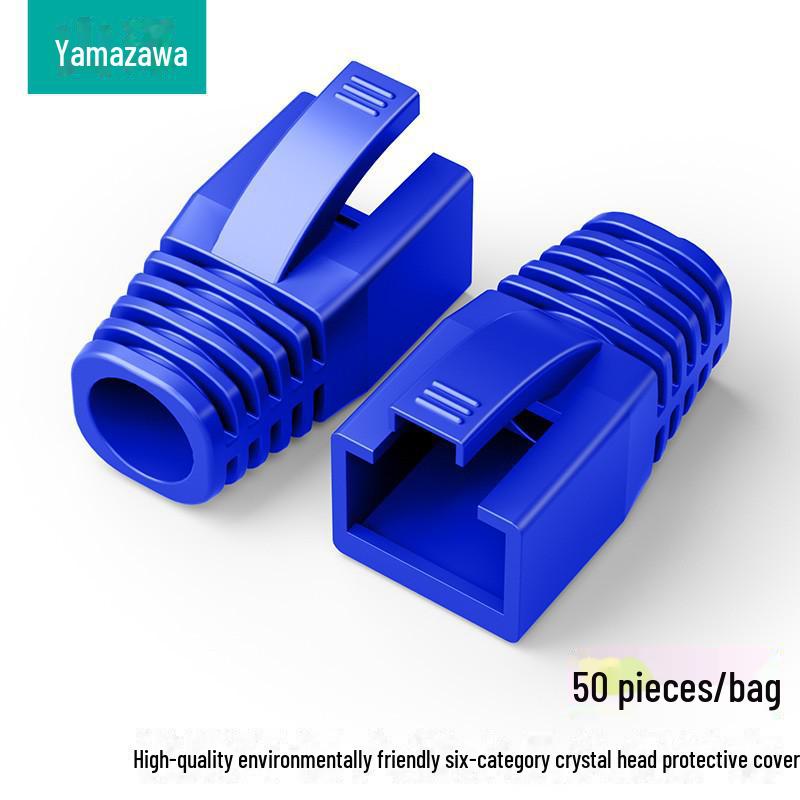 Shanze RJ45 Blue Crystal Head Protective Cover for Cat5e/6/7 Network Cable. 6.5MM 10 pieces HT603 синій
Shanze RJ45 Blue Crystal Head Protective Cover for Cat5e/6/7 Network Cable. 6.5MM 10 pieces HT603 синій
