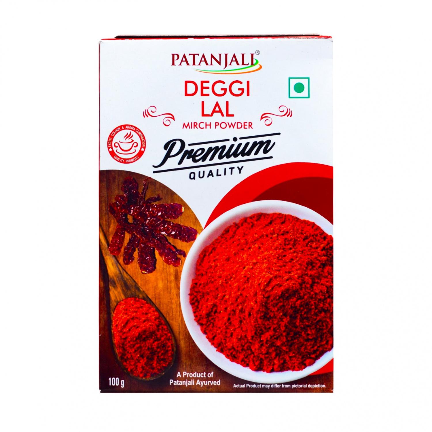 Молотый перец Чили (100 г), Deggi Lal Mirch Powder Premium, Patanjali
Молотый перец Чили (100 г), Deggi Lal Mirch Powder Premium, Patanjali