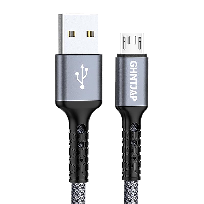 GHNTJAP micro USB cable Micro 1M fast charging USB2.0 data transfer android charging cable android charging cord Aquos/Sony XperiaAsus/Galaxy/Kindle
GHNTJAP micro USB cable Micro 1M fast charging USB2.0 data transfer android charging cable android charging cord Aquos/Sony XperiaAsus/Galaxy/Kindle