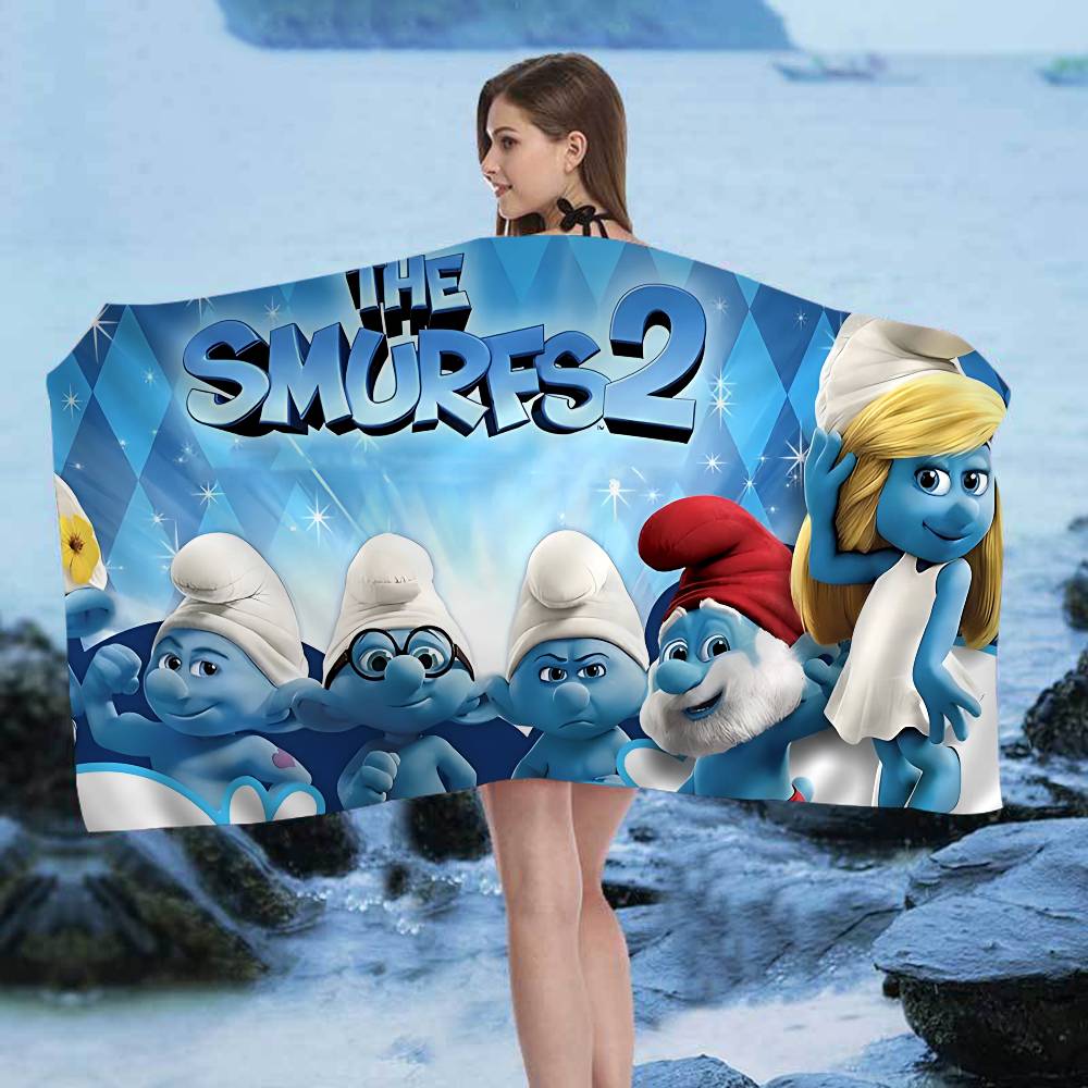 Cartoon S_Smurfs Microfiber Blanket Quick Drying Beach Towels Oversized Printing Super Absorbent Pool Towel Blanket W30*H60(CM)
Cartoon S_Smurfs Microfiber Blanket Quick Drying Beach Towels Oversized Printing Super Absorbent Pool Towel Blanket W30*H60(CM)