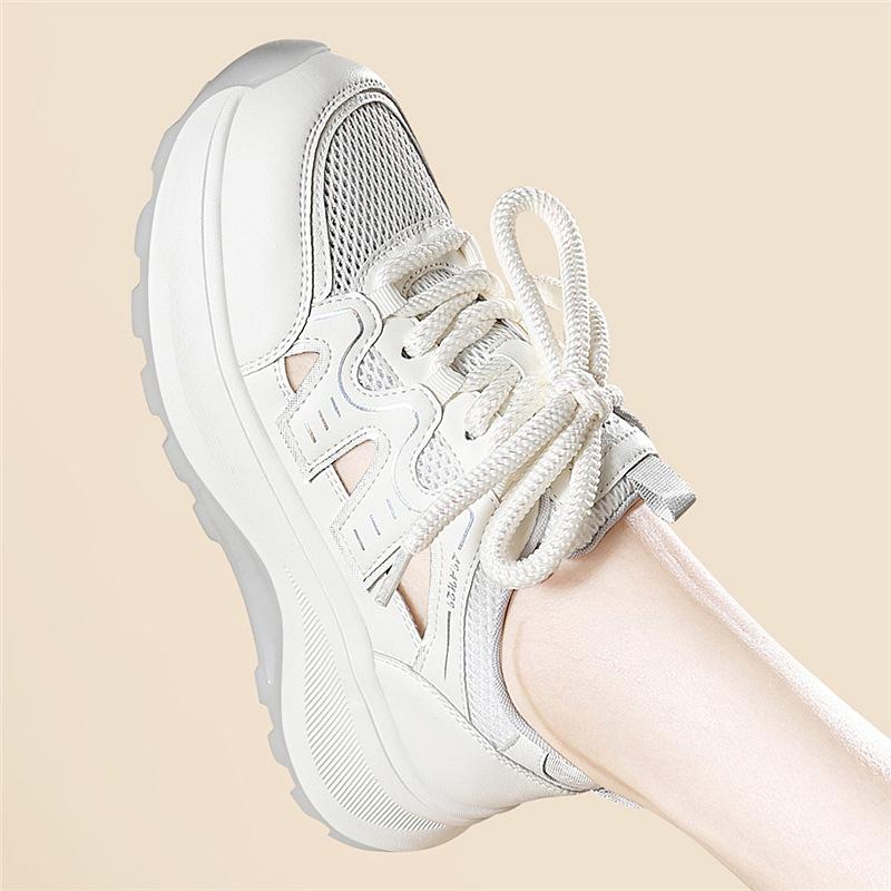 Mesh breathable leather platform casual sneakers dad sandals women s new summer hollow hole shoes 40
Mesh breathable leather platform casual sneakers dad sandals women s new summer hollow hole shoes 40