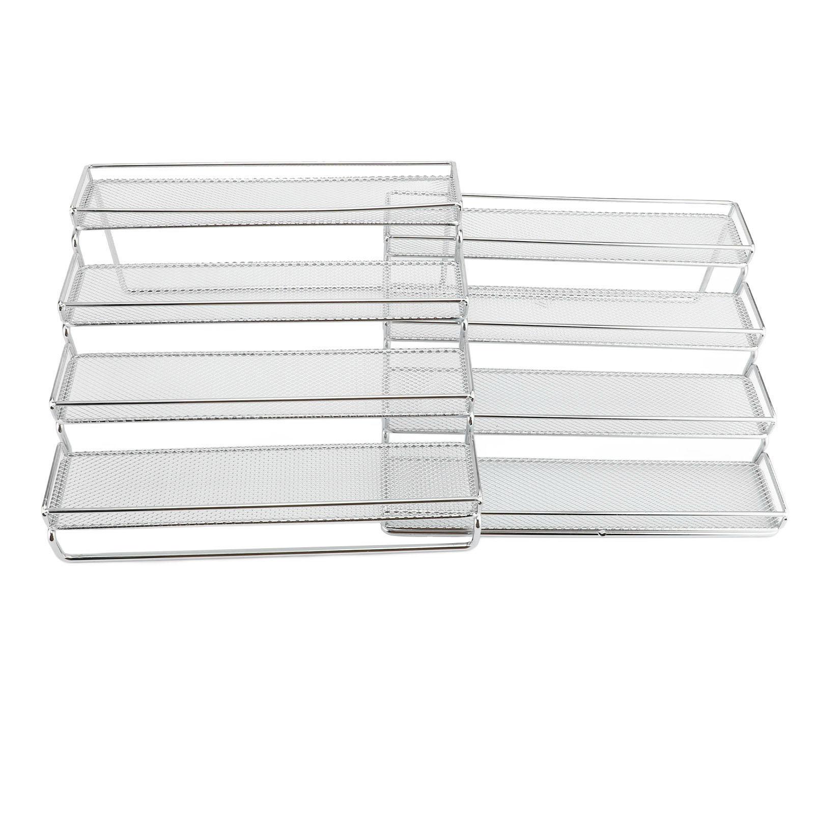 4 Tier Seasoning Rack Organizer Iron Wire Expandable Seasoning Organizer Kitchen Counter Shelves
4 Tier Seasoning Rack Organizer Iron Wire Expandable Seasoning Organizer Kitchen Counter Shelves