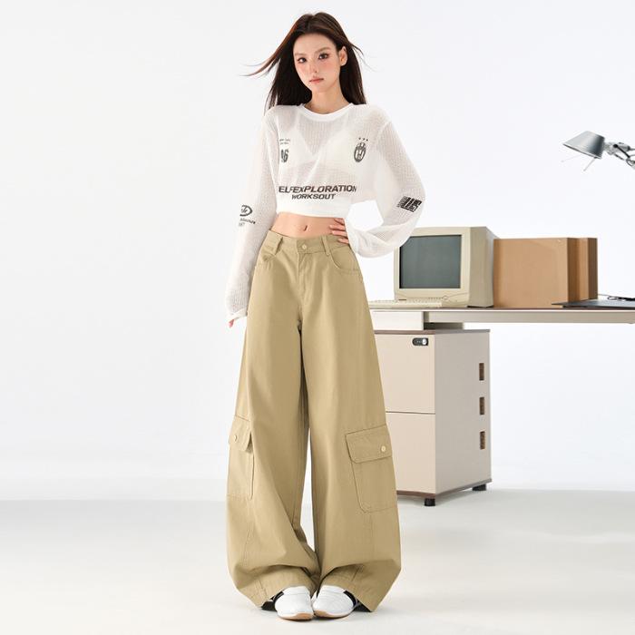 Women s Military Green Wide-Leg Jeans: Autumn Curved Knife Design, Loose Fit, Floor-Length Casual Workwear Pants. XL
Women s Military Green Wide-Leg Jeans: Autumn Curved Knife Design, Loose Fit, Floor-Length Casual Workwear Pants. XL